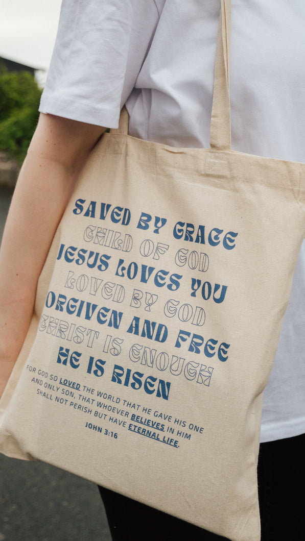 Tygkasse - SAVED BY GRACE