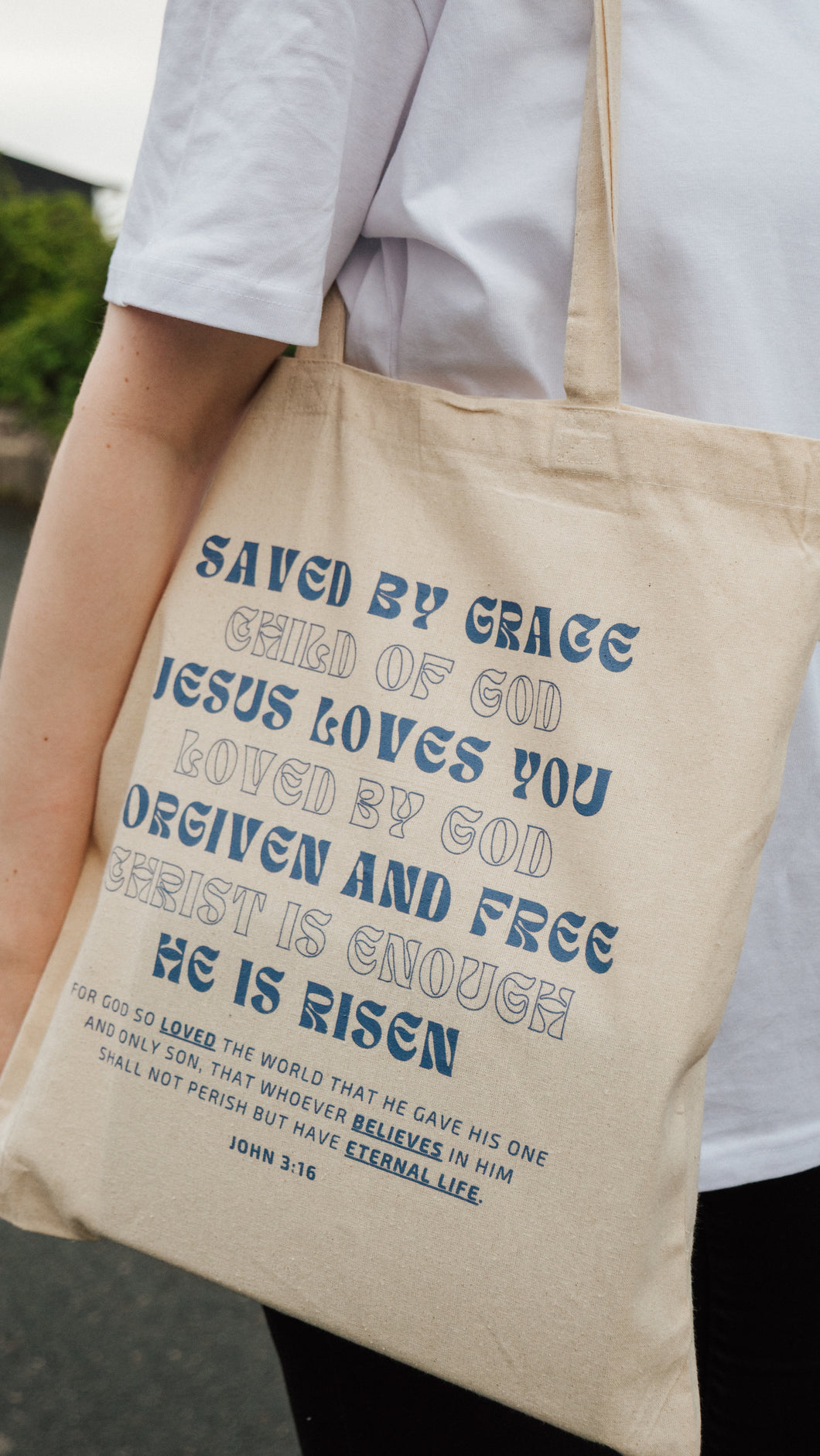 Tygkasse - SAVED BY GRACE